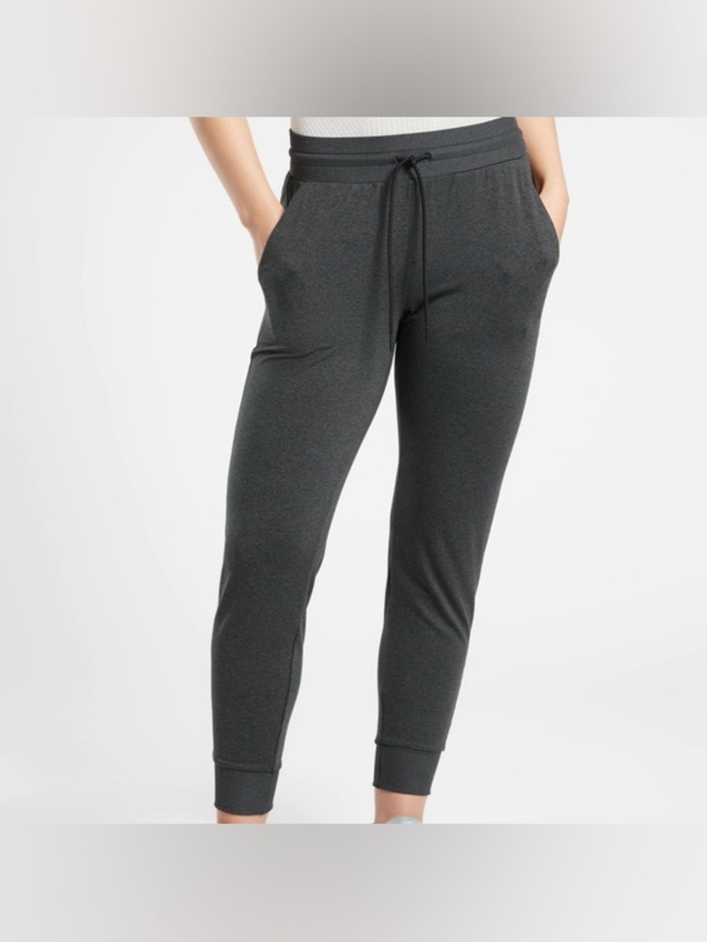 Athleta Women’s Uptempo Joggers Size Small Black Heather